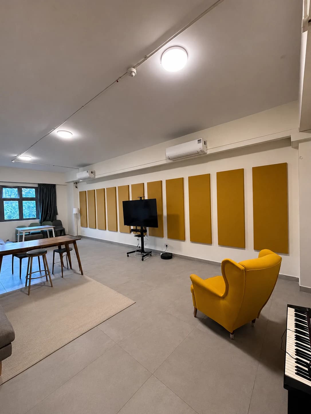 Flexi acoustic panel in use 1