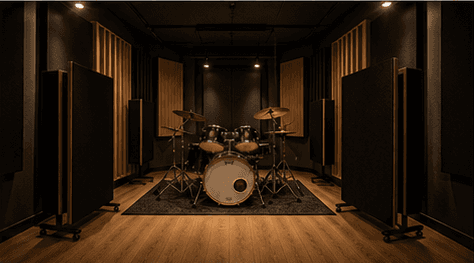 Drum Room + Gobos