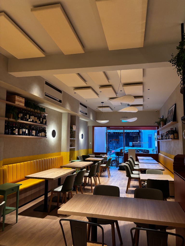 Restaurant acoustic treatment